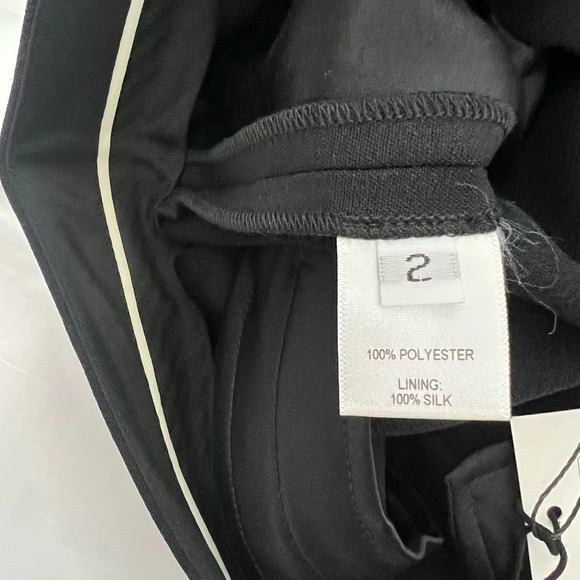 Prabal Gurung Fringe Trousers Pants in Black Size US 2 - Picture 12 of 12